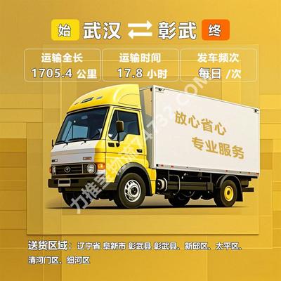 湖北省武汉市至辽宁省阜新市彰武县物流公司运输_【金鑫亿达】农产品运输